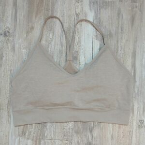 Maurices Padded Seamless Bralette XXL Nude Beige Lounge Sports Bra